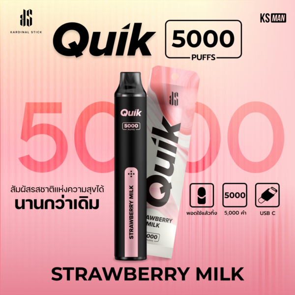 ks quik 5000 Strawberry-MILK